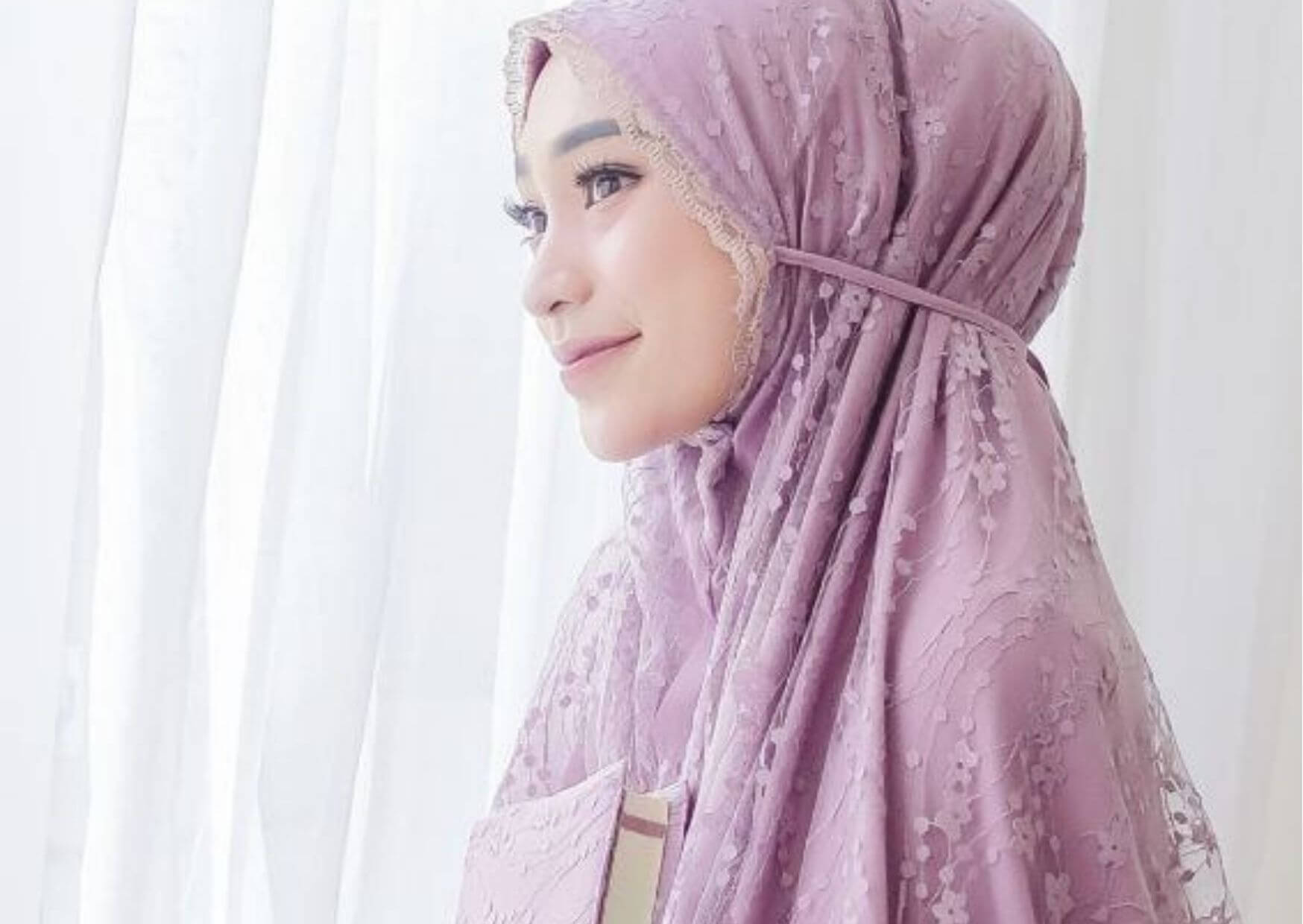 Mukena Rusia Soft Purple