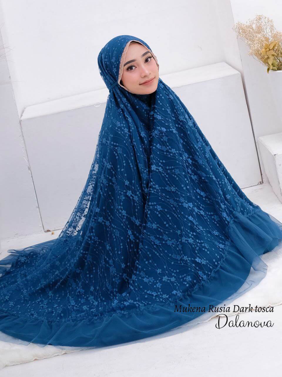 Mukena Rusia Dark Tosca