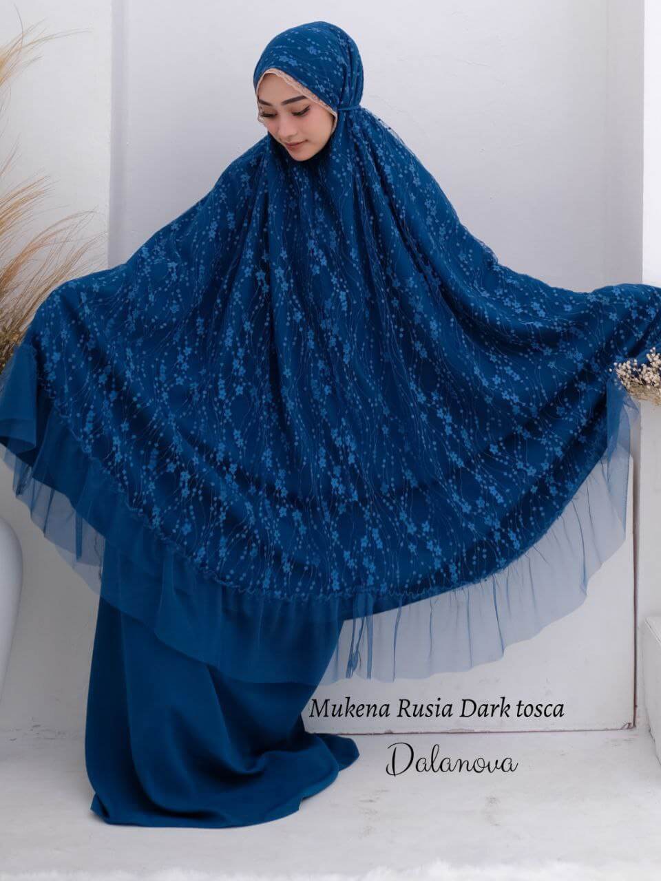 Mukena Rusia Dark Tosca