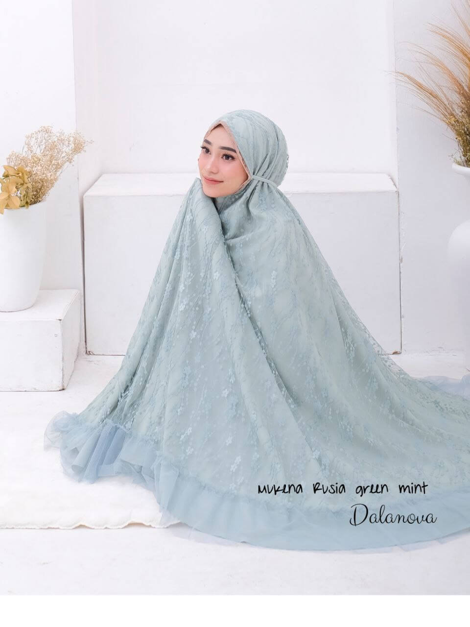 Mukena Rusia Green Mint