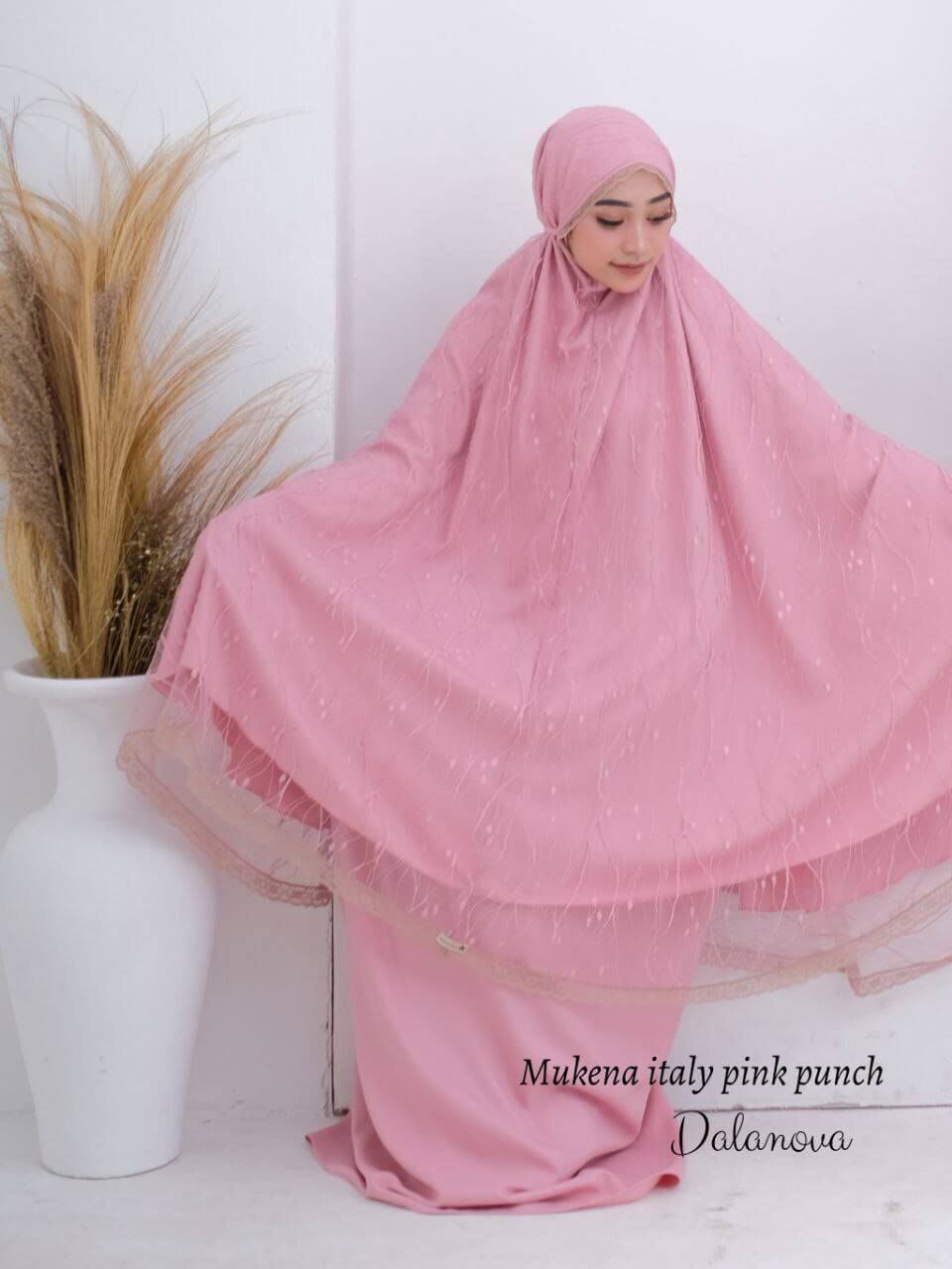 Mukena Italy Pink Punch