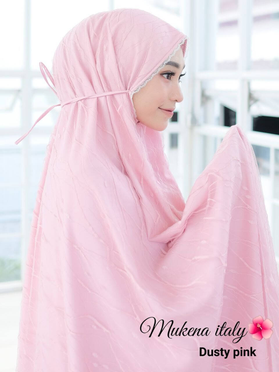 Mukena Italy Dusty Pink
