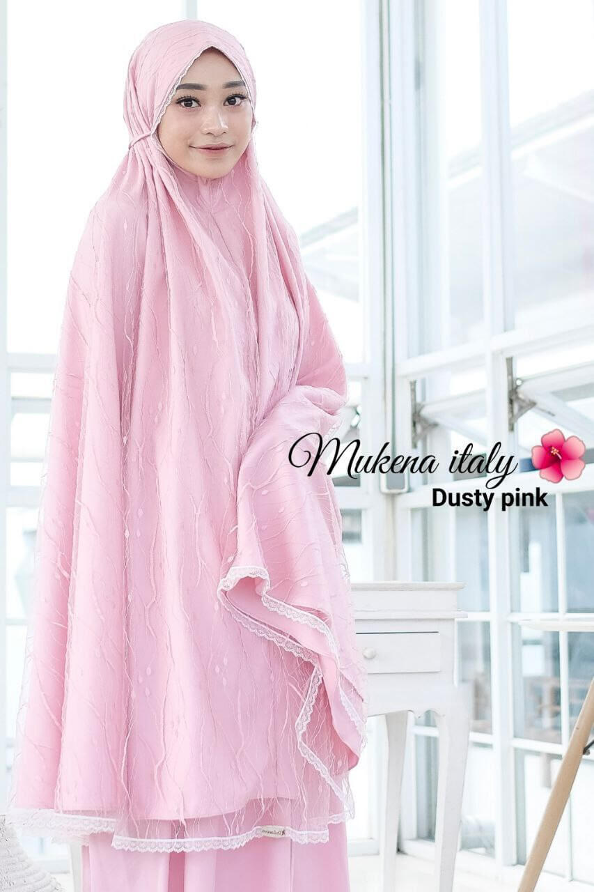 Mukena Italy Dusty Pink