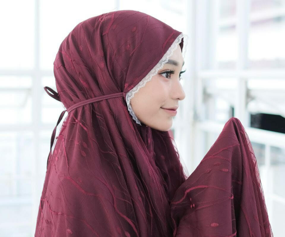 Mukena Italy Maroon