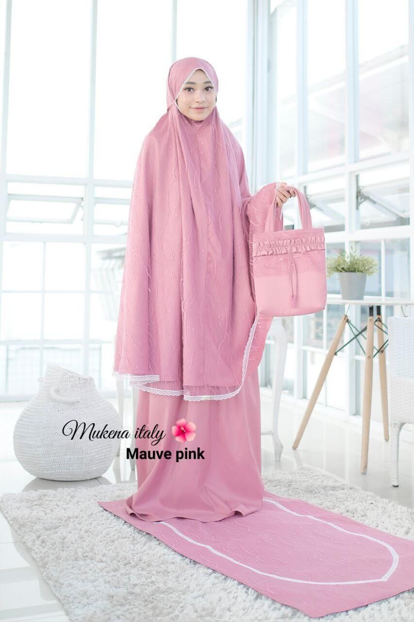 Mukena Italy Mauve Pink