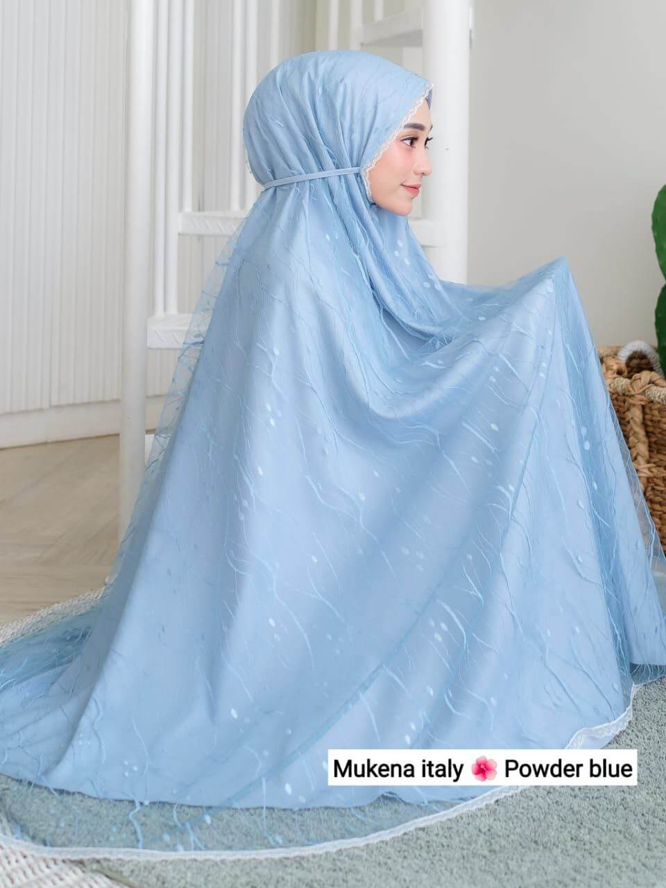 Mukena Italy Powder Blue