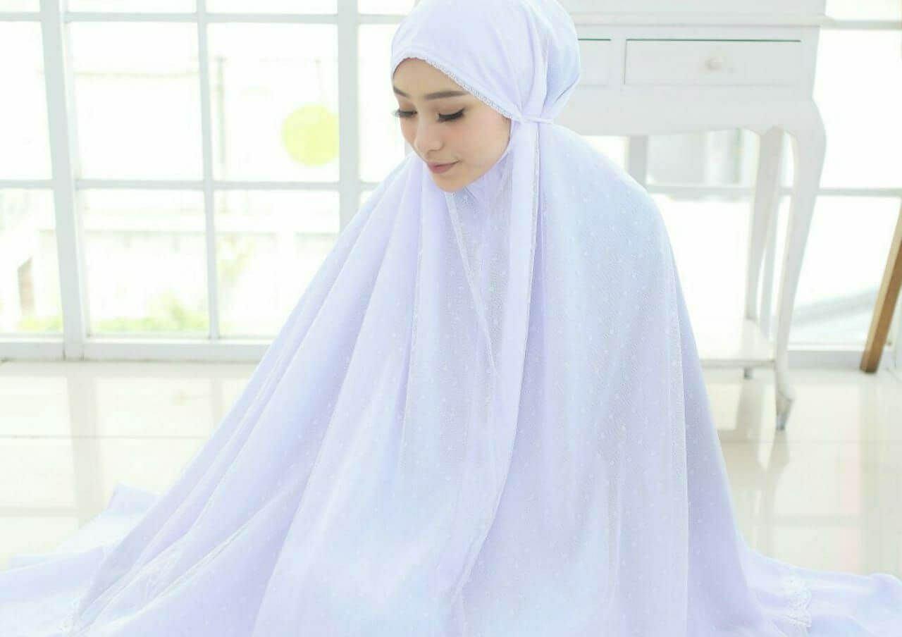 Mukena Prancis Putih